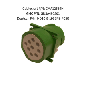 Cablecraft 9-Pin Screw-Mount Receptacle Assembly, Type II | CMA12569H