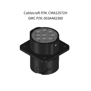Cablecraft 9-Pin Flange-Mount Receptacle Assembly | CMA12572H
