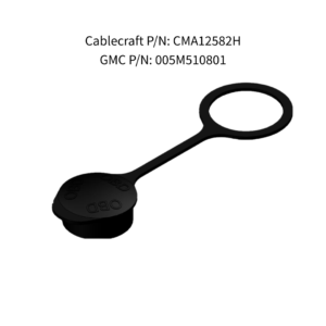 Black 9-Pin Push-On Protective Cap | Cablecraft CMA12582H