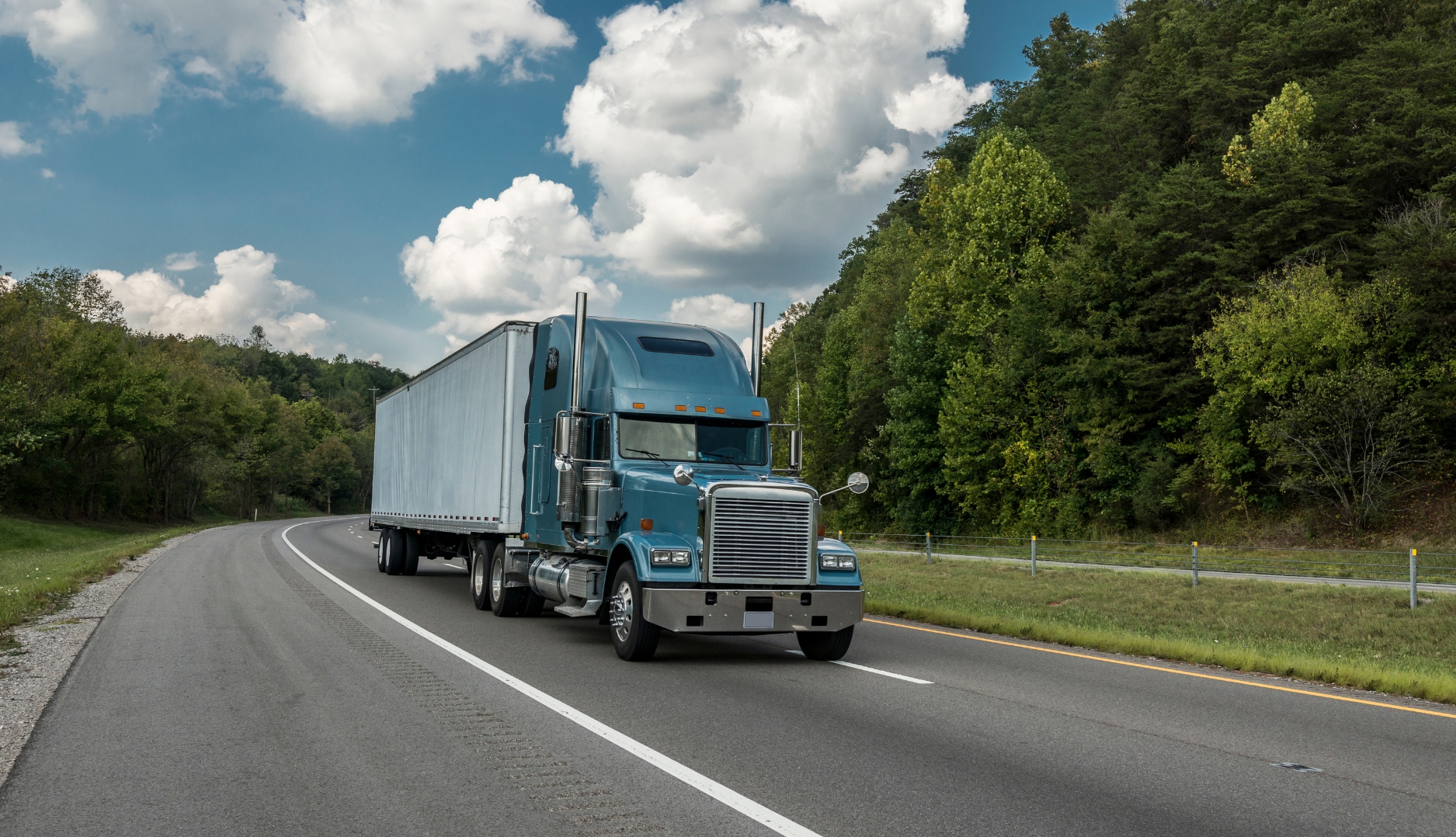 Line of heavy-duty commercial trucks representing Cablecraft heavy truck control cable and actuation applications