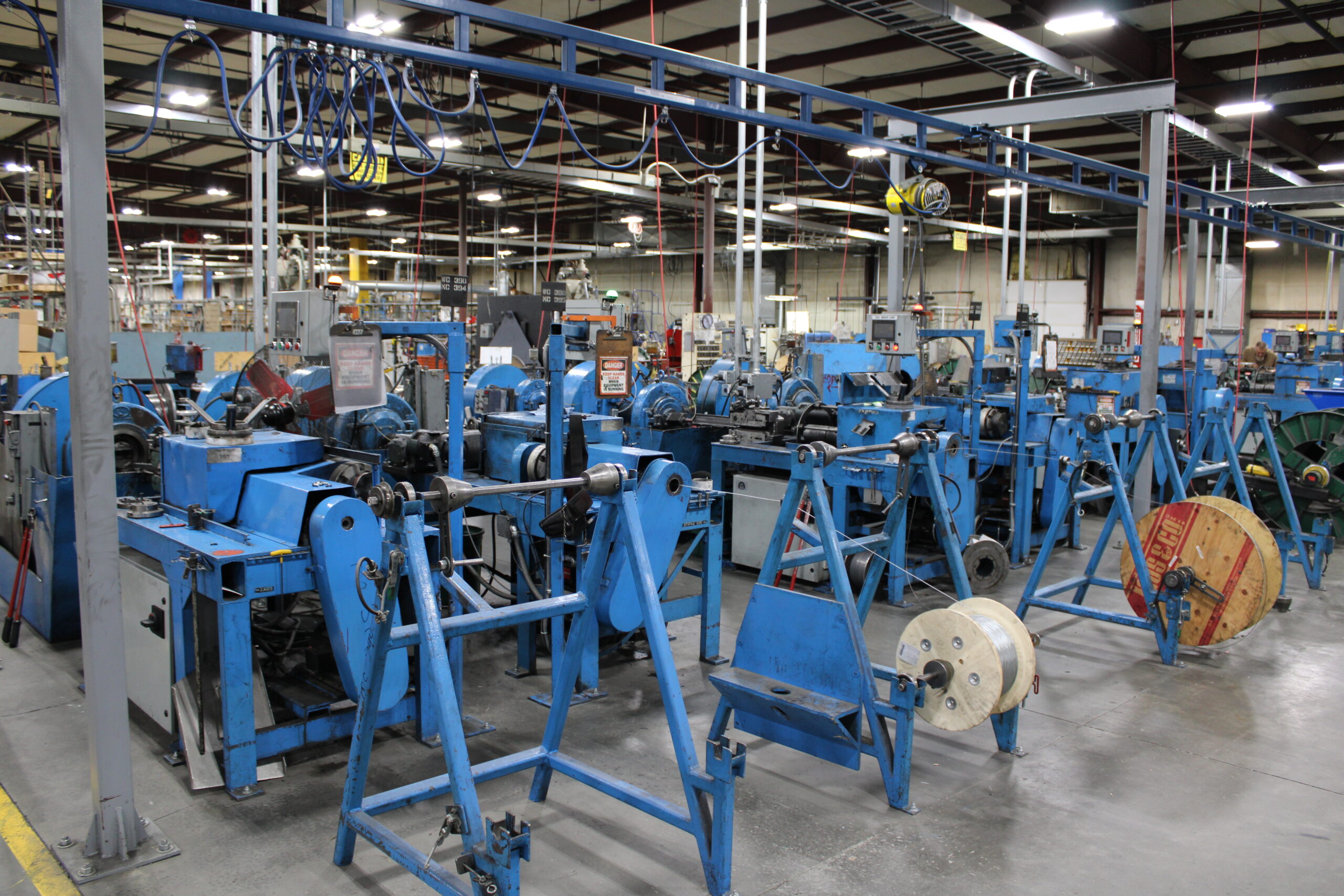 Cablecraft manufacturing floor supporting specialty manufacturing and product lifecycle programs