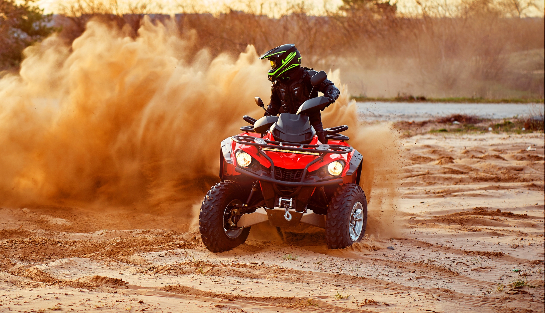 Power sports vehicle representing Cablecraft throttle, shift and actuation control applications